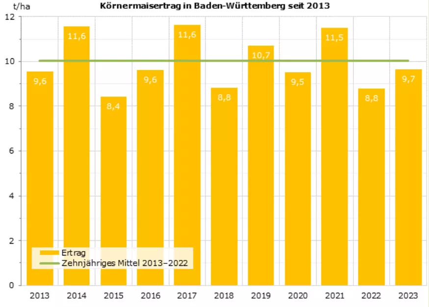 Krnermaisernte Baden-Wrttemberg 2024