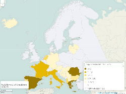 Ziegenbestand Europa 2012-2021
