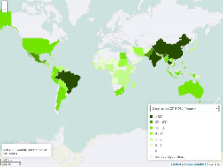 Zuckerrohr Erntemenge weltweit 1961-2021